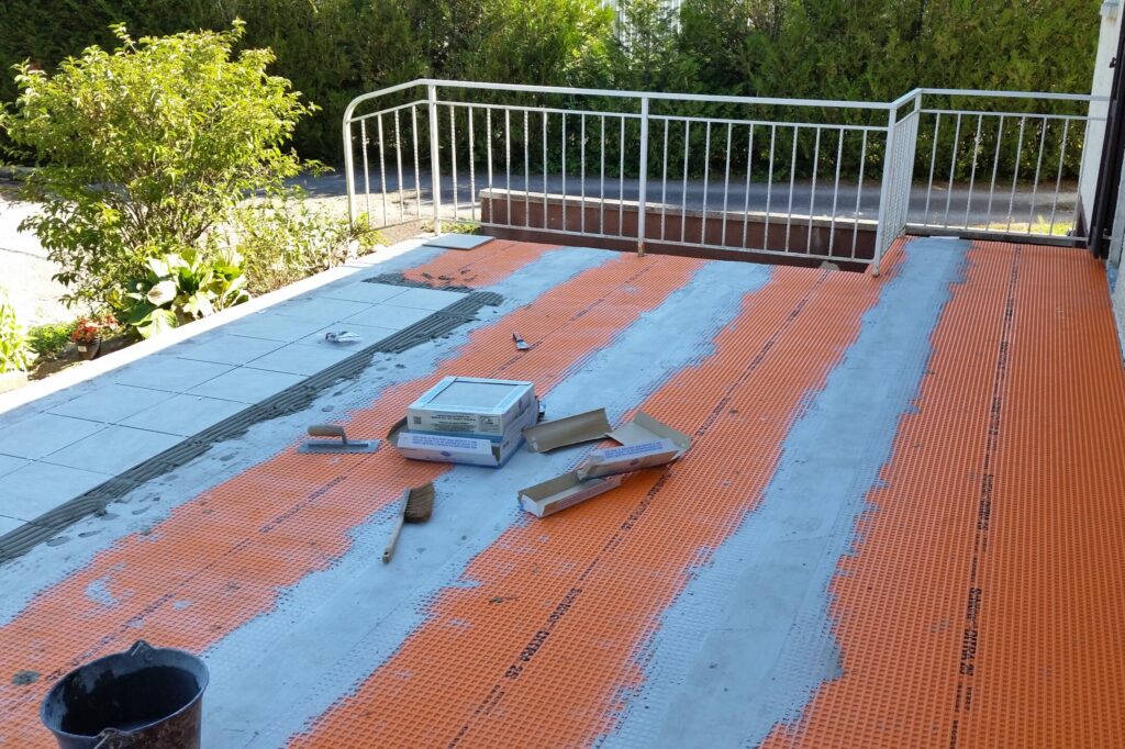 étanchéité natte sous carrelage