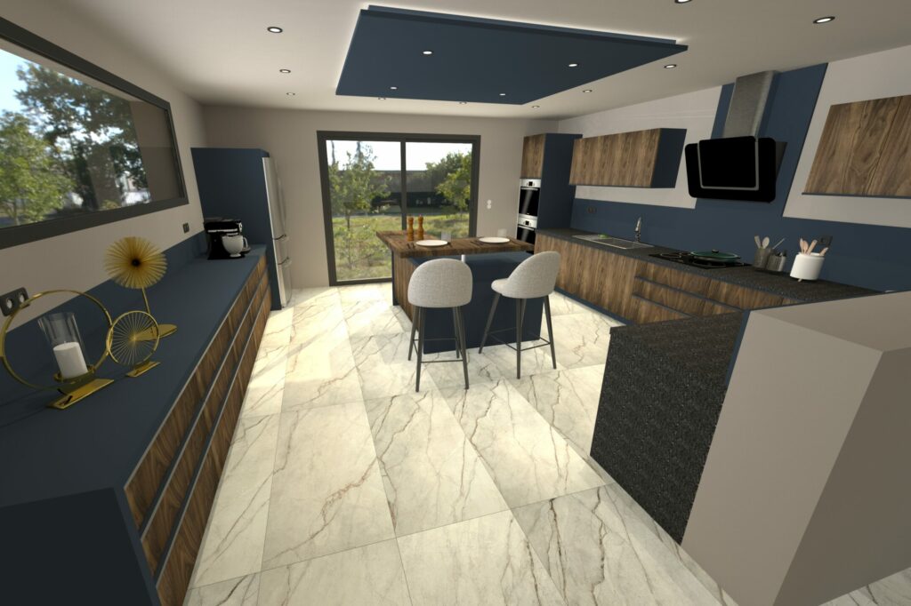 3D cuisine en construction 3