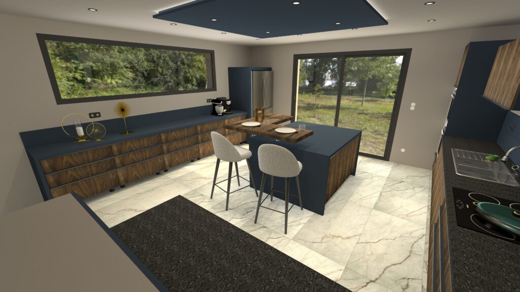 3D cuisine en construction