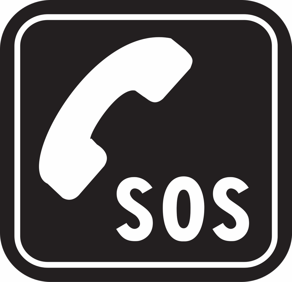Logo SOS pour illustrer l'urgence